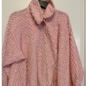 Stan Herman Bed Jacket Women Large Pink